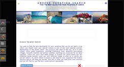 Desktop Screenshot of greecevacationsearch.com